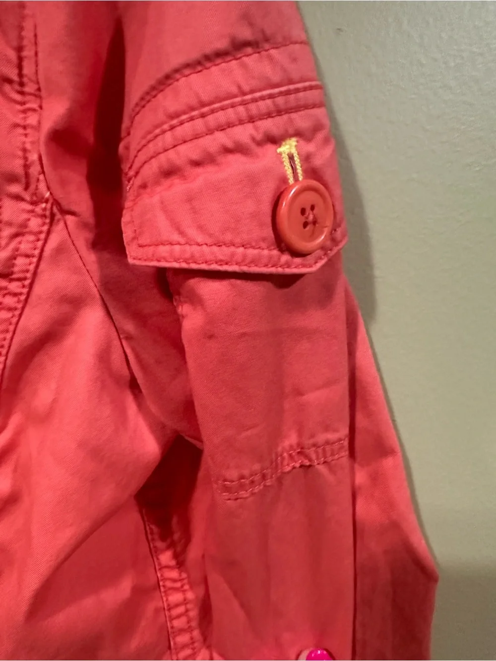 J. Crew Coral-Pink Utility Jacket